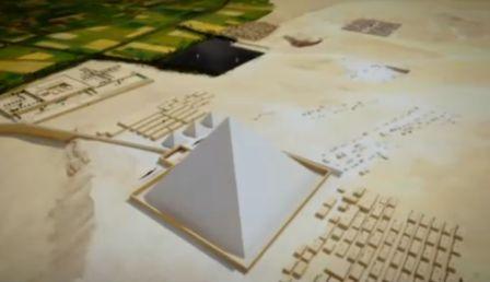 Egypt pyramids -Giza project construction 
